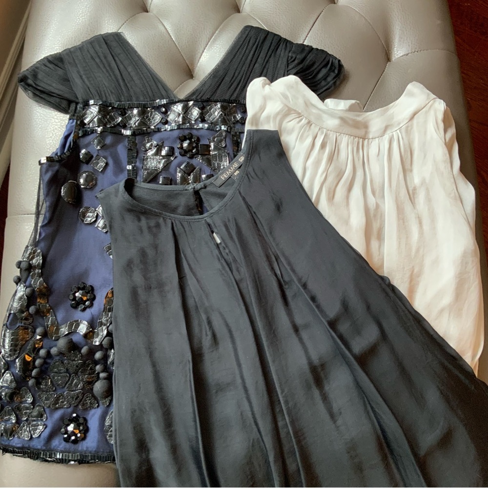 Bundle of party tops Hoss Intropia and Femme